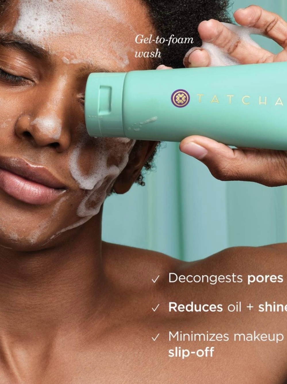 NWT Tatcha The Matcha Cleanse, Gel-to-Foam Cleanser